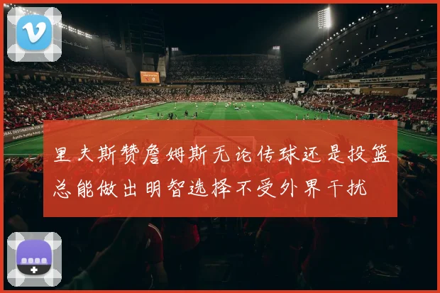 里夫斯赞詹姆斯无论传球还是投篮总能做出明智选择不受外界干扰